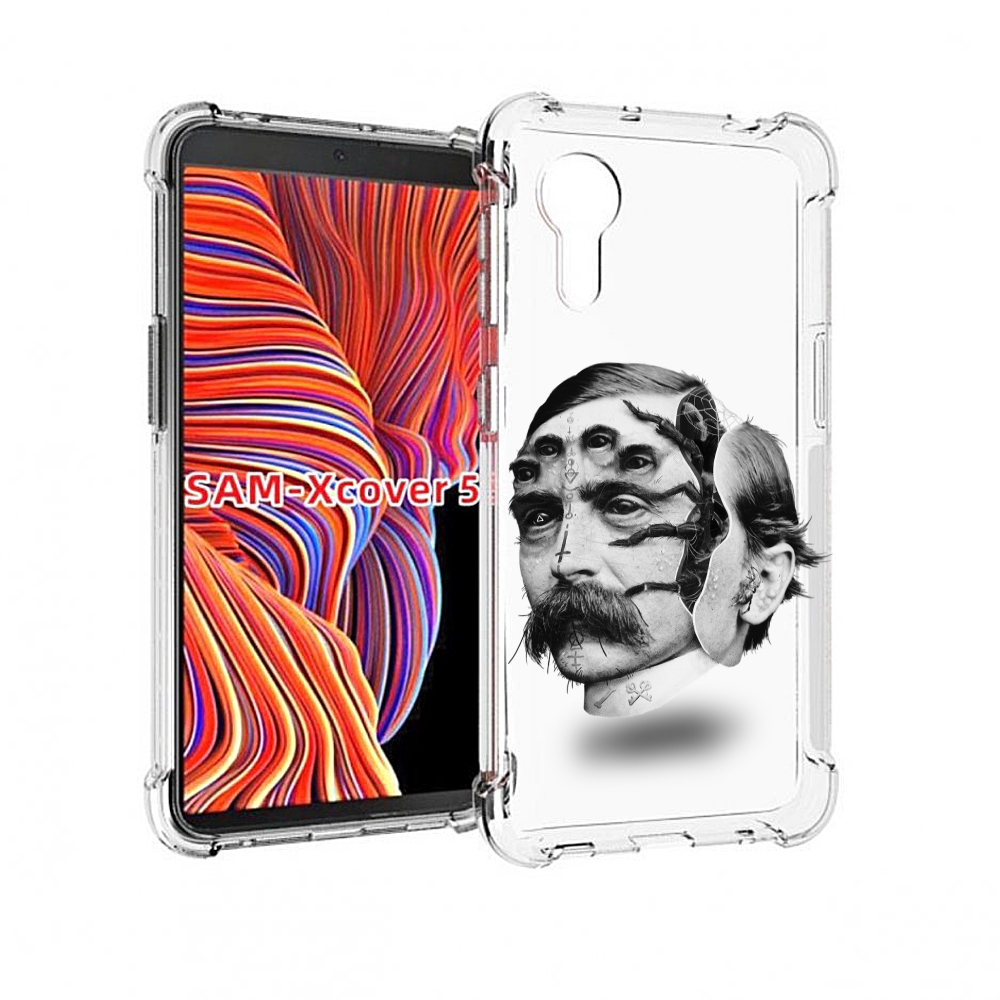 

Чехол MyPads страшное лицо мужчины для Samsung Galaxy Xcover 5, Прозрачный, Tocco