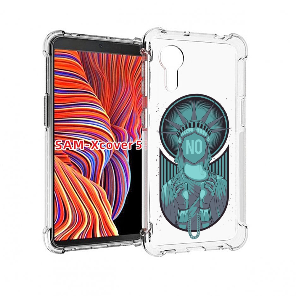 

Чехол MyPads статуя свободы зеленый для Samsung Galaxy Xcover 5, Прозрачный, Tocco