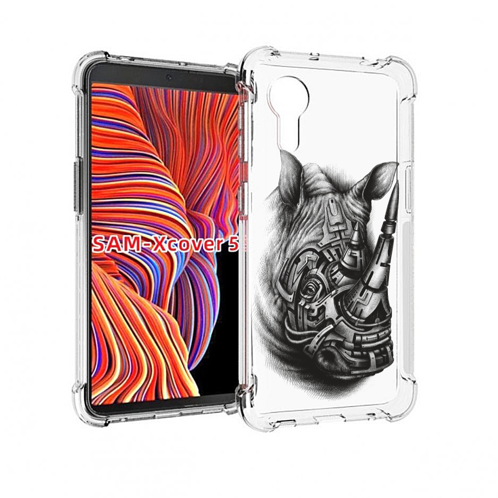 

Чехол MyPads стальной носорог для Samsung Galaxy Xcover 5, Прозрачный, Tocco