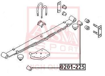 

Рычаг подвески ASVA 0201225