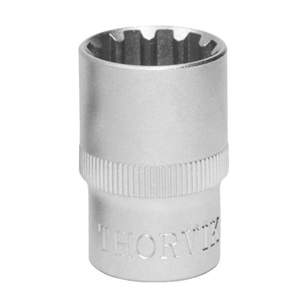 

Головка инструментальная <<THORVIK MP01211>> SPLINE 11мм,1/2,для 8видов крепежа