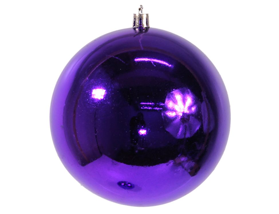 фото Набор шаров на ель ели peneri jnps-12-p 12 см фиолетовый 2 шт.