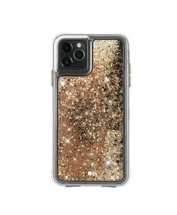 

Чехол Case-Mate Waterfall для iPhone 11 Pro Gold, Прозрачный