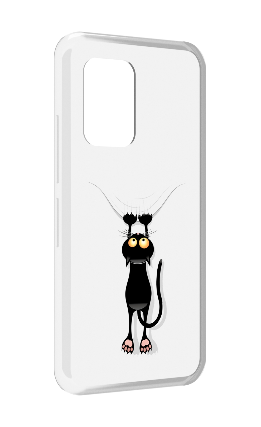 

Чехол MyPads Висячий-кот для UMIDIGI Bison GT, Прозрачный, Tocco