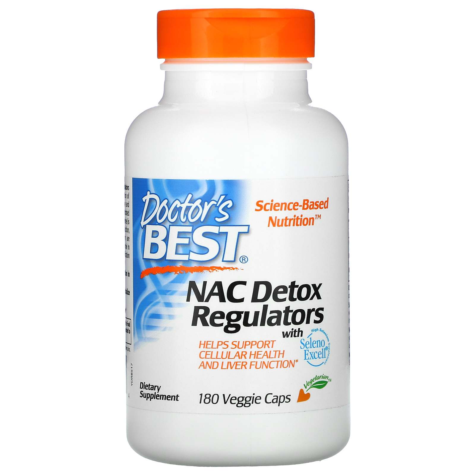 Doctors Best - NAC Detox Regulators (180 капсул) - N-ацетилцистеин