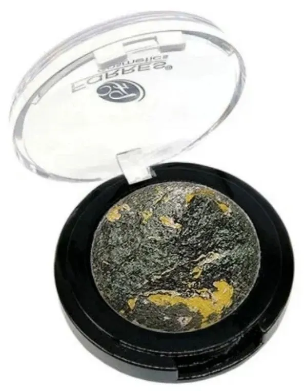 

Тени для век Farres cosmetics запеченные тон №10 Хаки, Зелено-серый, макияж
