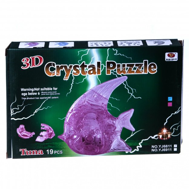 

Конструктор 3D Рыба CRYSTAL PUZZLE, Конструктор 3D Рыба