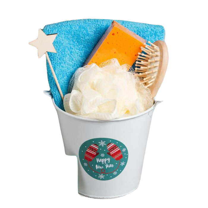 

Подарочный набор новогодний Этель Happy New Year полотенце и аксессуары