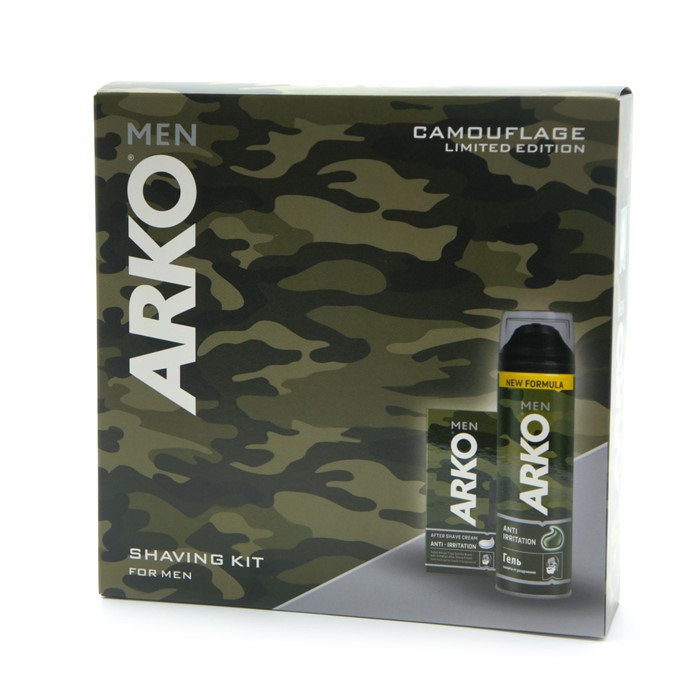 Подарочный набор Arko Men Anti-Irritation Гель для бритья 200 мл + Крем после бритья 50 мл