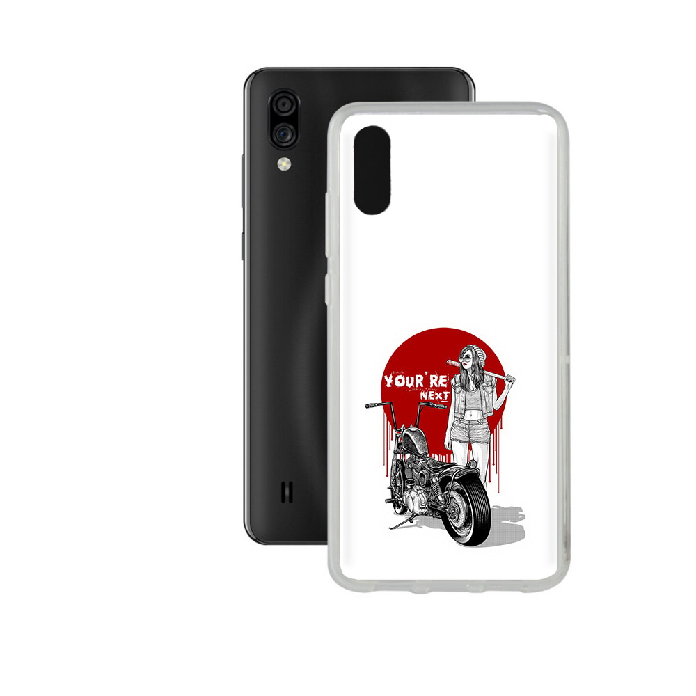 Чехол MyPads Tocco для ZTE Blade A5 (2020) девушка с мотоциклом (PT226944.454.315)