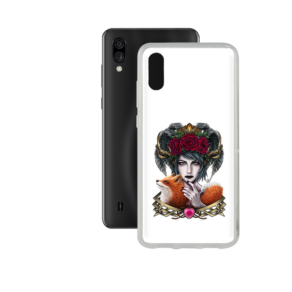 

Чехол MyPads Tocco для ZTE Blade A5 (2020) девушка с лисой (PT226944.454.314), Прозрачный, Tocco