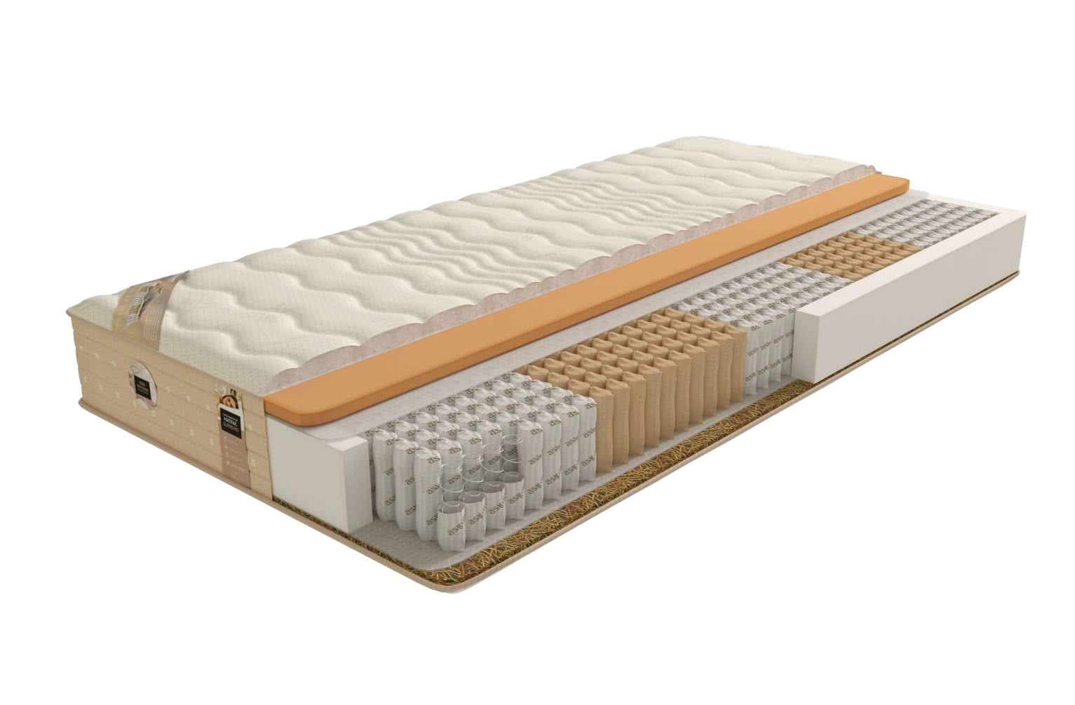 

Матрас Askona Sepremo 180x190, Бежевый, Sepremo