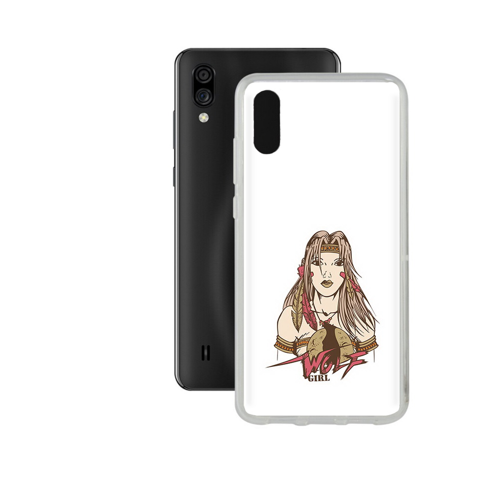 

Чехол MyPads Tocco для ZTE Blade A5 (2020) девушка волк (PT226944.454.306), Прозрачный, Tocco