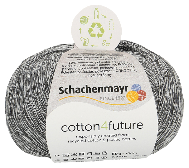 

Пряжа Schachenmayr 9807377 Сotton4future (00090, mineral), Сotton4future