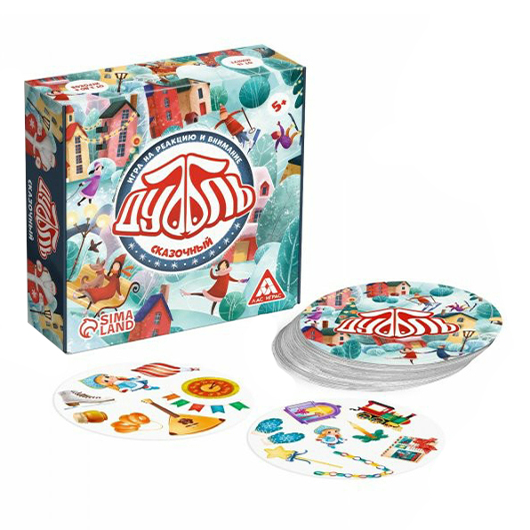 

Игра на реакцию и внимание Лас Играс Kids Дуббль Сказочный