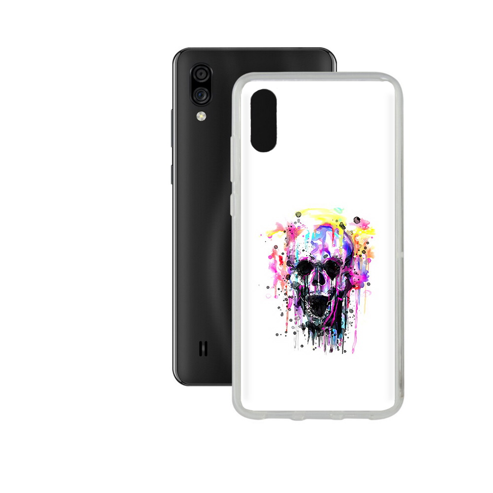 

Чехол MyPads Tocco для ZTE Blade A5 (2020) граффити череп (PT226944.454.298), Прозрачный, Tocco