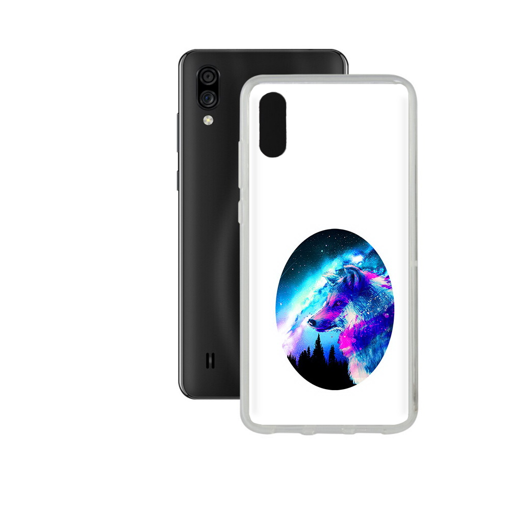 

Чехол MyPads Tocco для ZTE Blade A5 (2020) голубой волк (PT226944.454.293), Прозрачный, Tocco