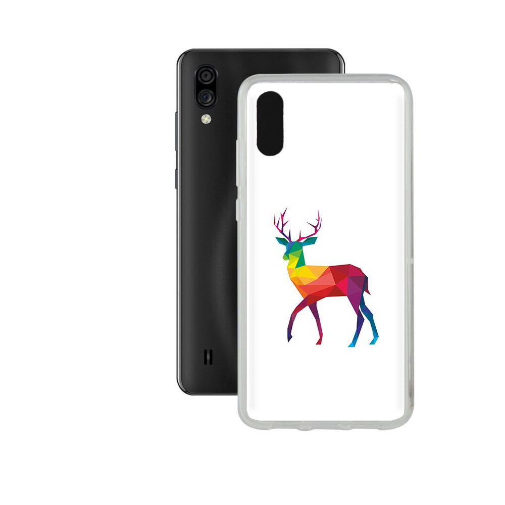 

Чехол MyPads Tocco для ZTE Blade A5 (2020) геометрический олень (PT226944.454.286), Прозрачный, Tocco