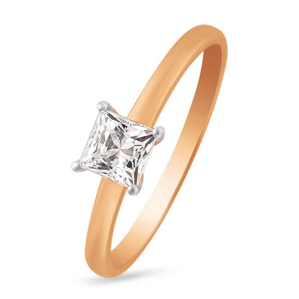 

Кольцо женское из красного золота с кристаллами cваровски 585Gold 301009511, р, 301009511