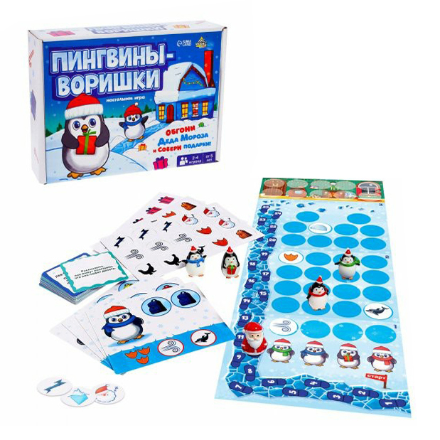 фото Настольная игра лас играс kids пингвины-воришки