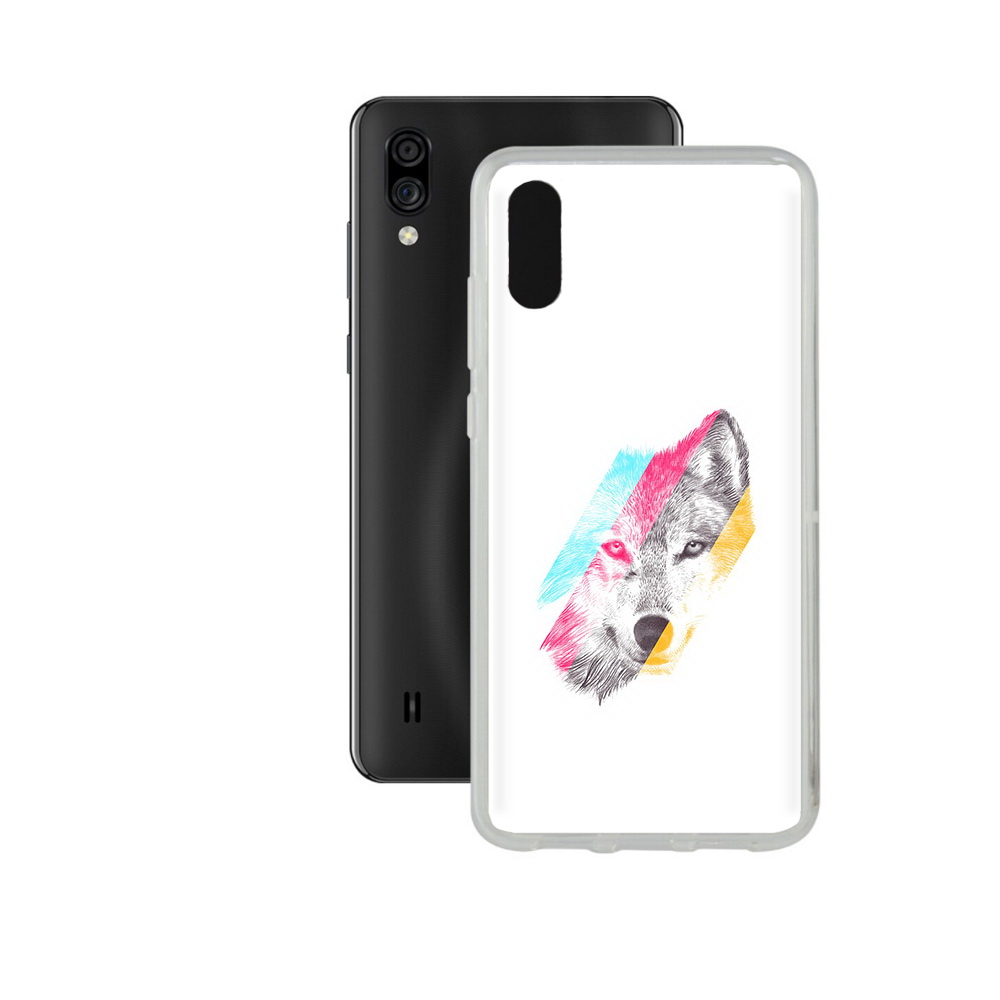 Чехол MyPads Tocco для ZTE Blade A5 (2020) волк градиент (PT226944.454.268)