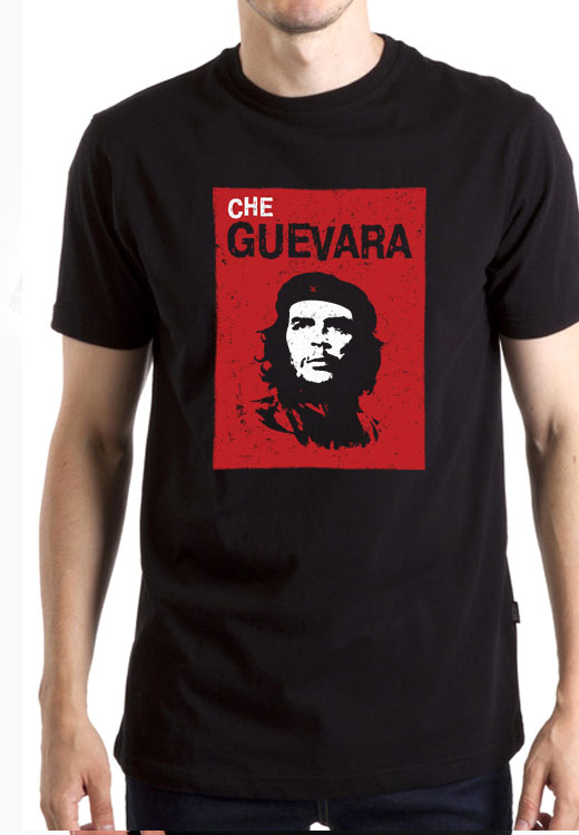 

Футболка унисекс NoBrand Che Red черная M, Черный, Che Red