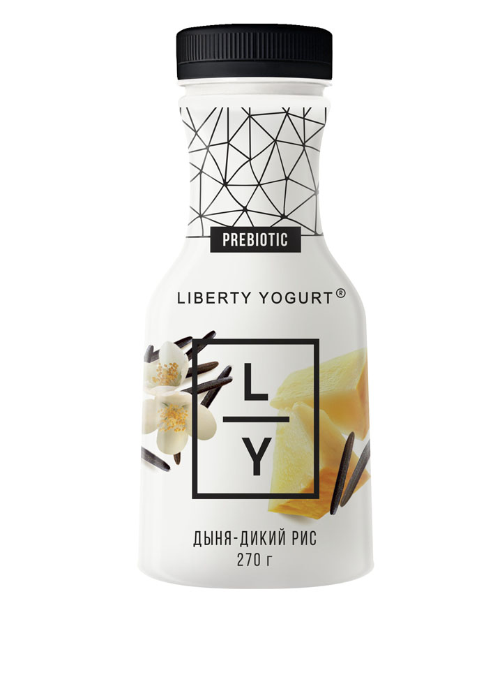 

Йогурт питьевой Liberty дыня-дикий рис БЗМЖ 2% 270 мл
