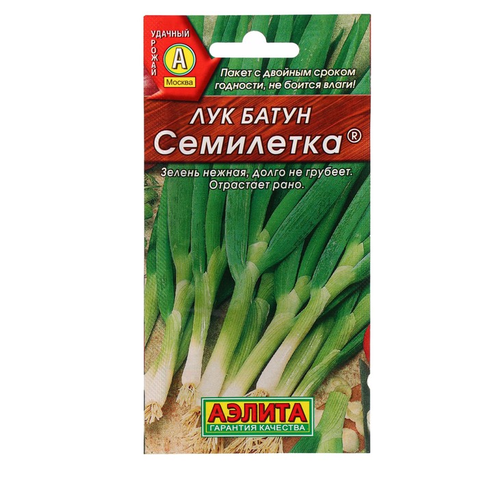 

Семена Лук "Аэлита" батун "Семилетка", ц/п, 1 г