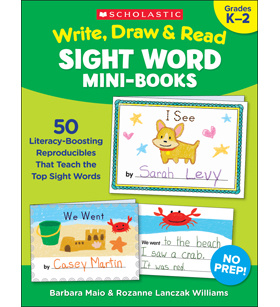 Книга Write, Draw & Read Sight Word Mini-Books