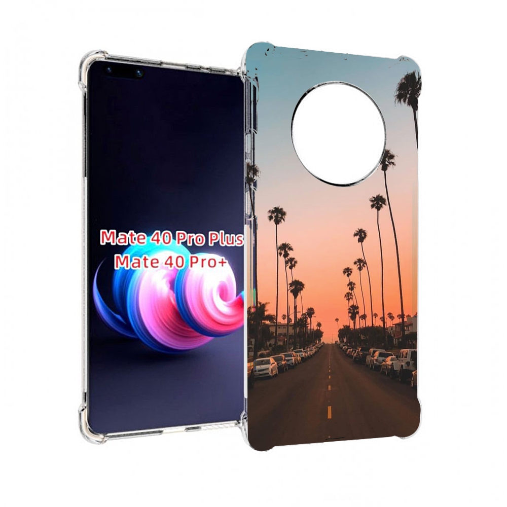 

Чехол MyPads дорога-с-закатом для Huawei Mate 40 Pro+ Plus, Прозрачный, Tocco