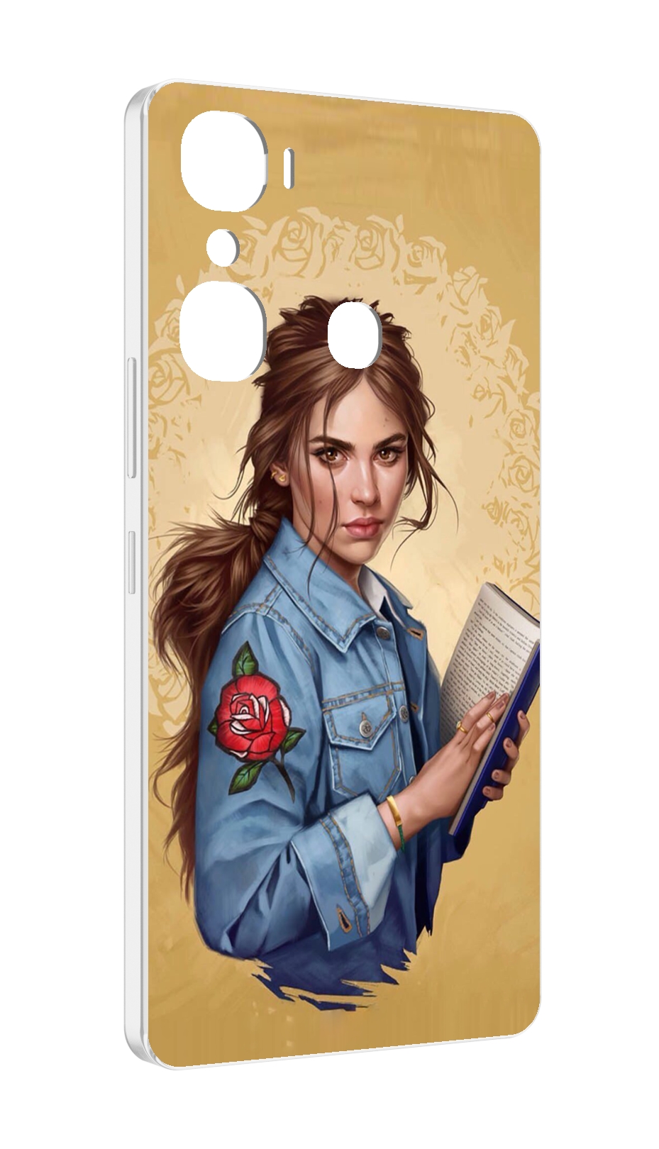

Чехол MyPads девушка-в-бежевом-фоне для Infinix Hot 12 Pro, Прозрачный, Tocco