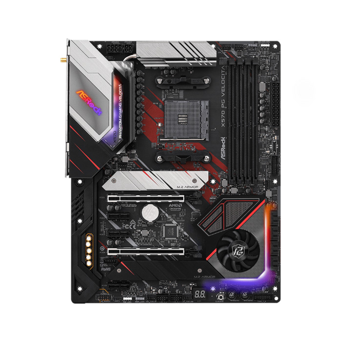 фото Материнская плата asrock x570 pg velocita