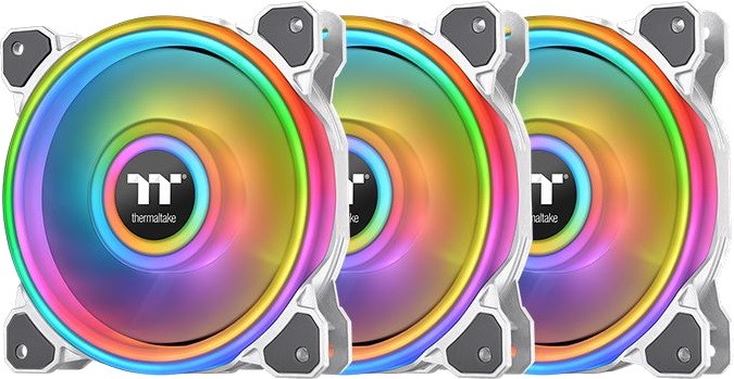 

Корпусной вентилятор Thermaltake Riing Quad 12 RGB White 3-pack (CL-F100-PL12SW-A)
