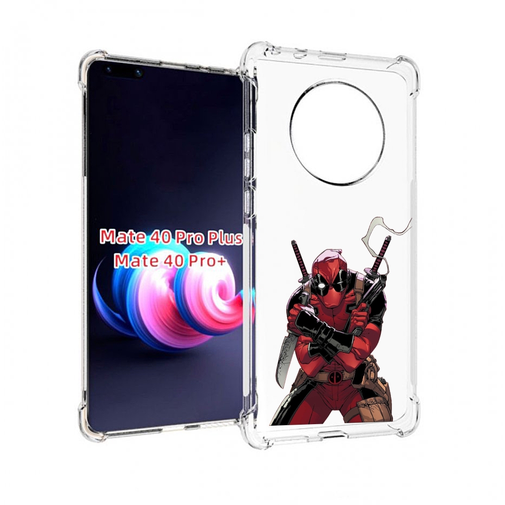 

Чехол MyPads дедпул-подмигивает для Huawei Mate 40 Pro+ Plus, Прозрачный, Tocco
