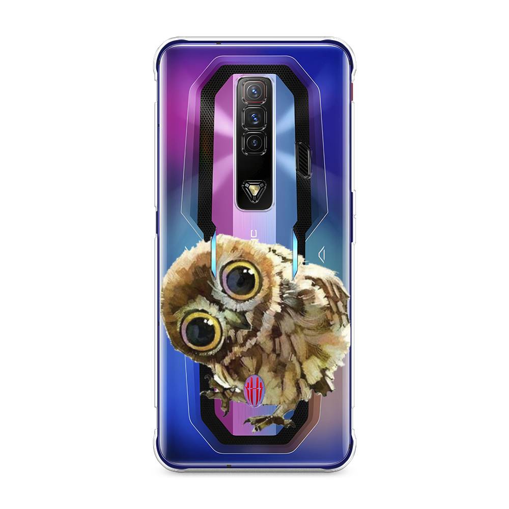 

Чехол Awog на ZTE Nubia Red Magic 7 / ЗТЕ Нубиа Ред Мэджик 7 "Любопытный совенок", Разноцветный, 135950-1