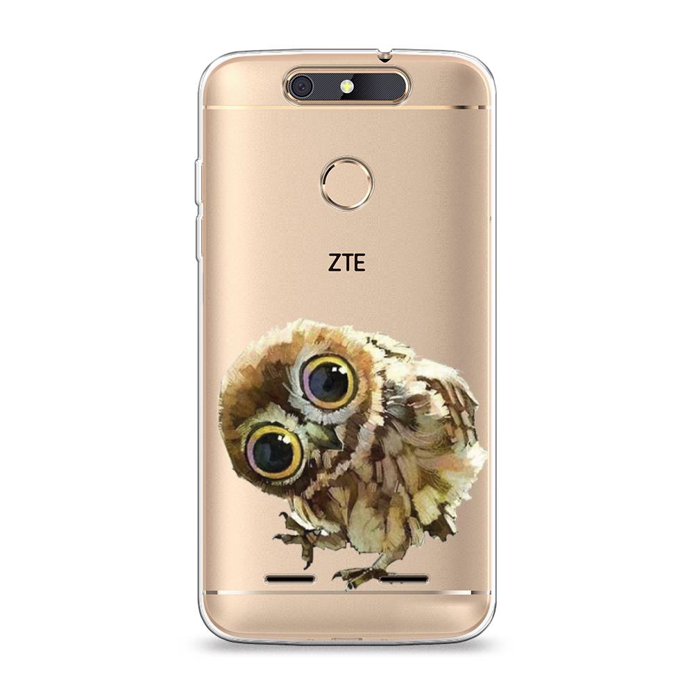 

Чехол Awog на ZTE Blade V8 mini / ЗТЕ Блэйд V8 mini "Любопытный совенок", 131950-1