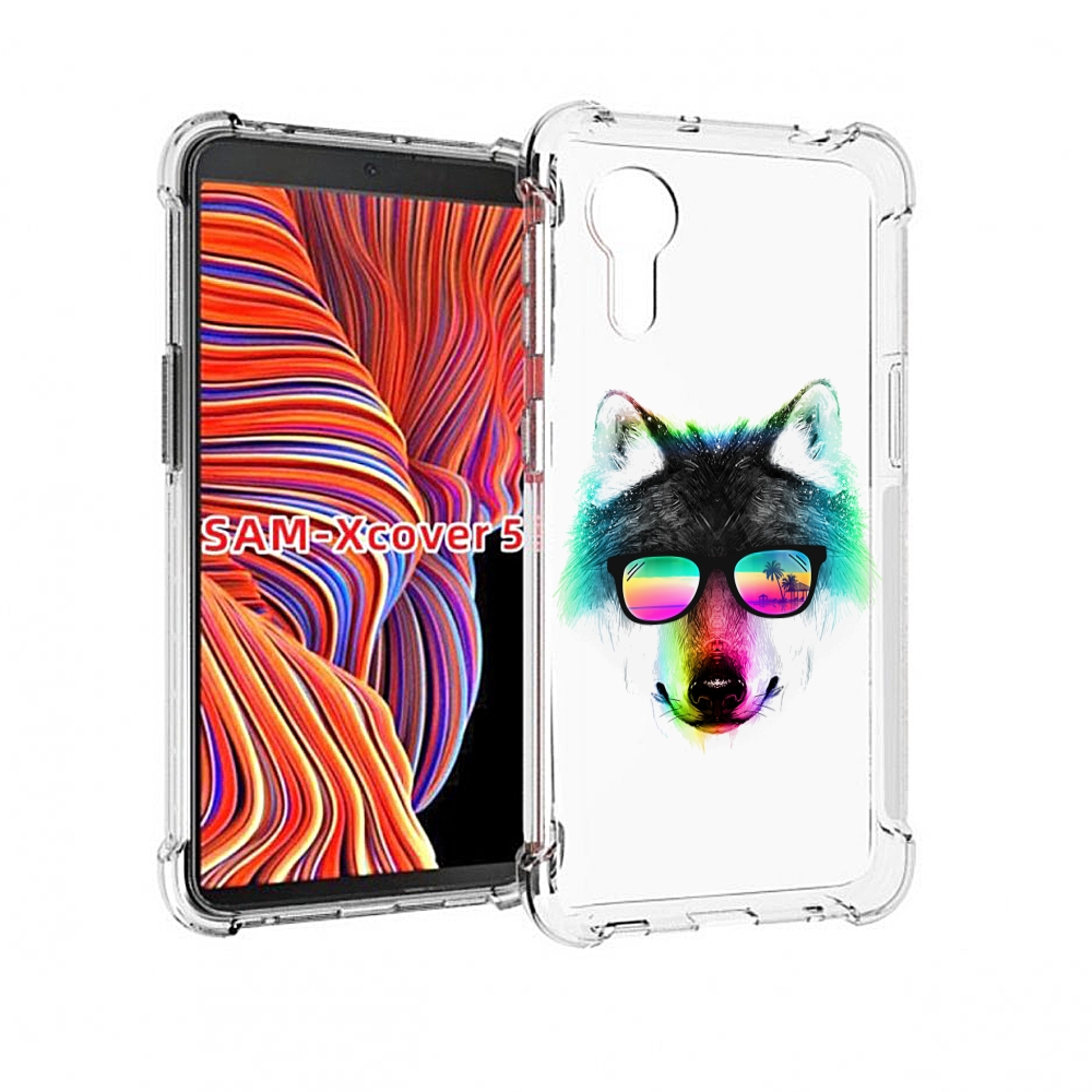 

Чехол MyPads радужный волк для Samsung Galaxy Xcover 5, Прозрачный, Tocco