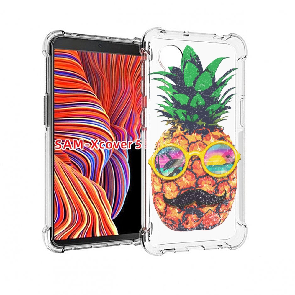 

Чехол MyPads прикольный ананас с лицом для Samsung Galaxy Xcover 5, Прозрачный, Tocco