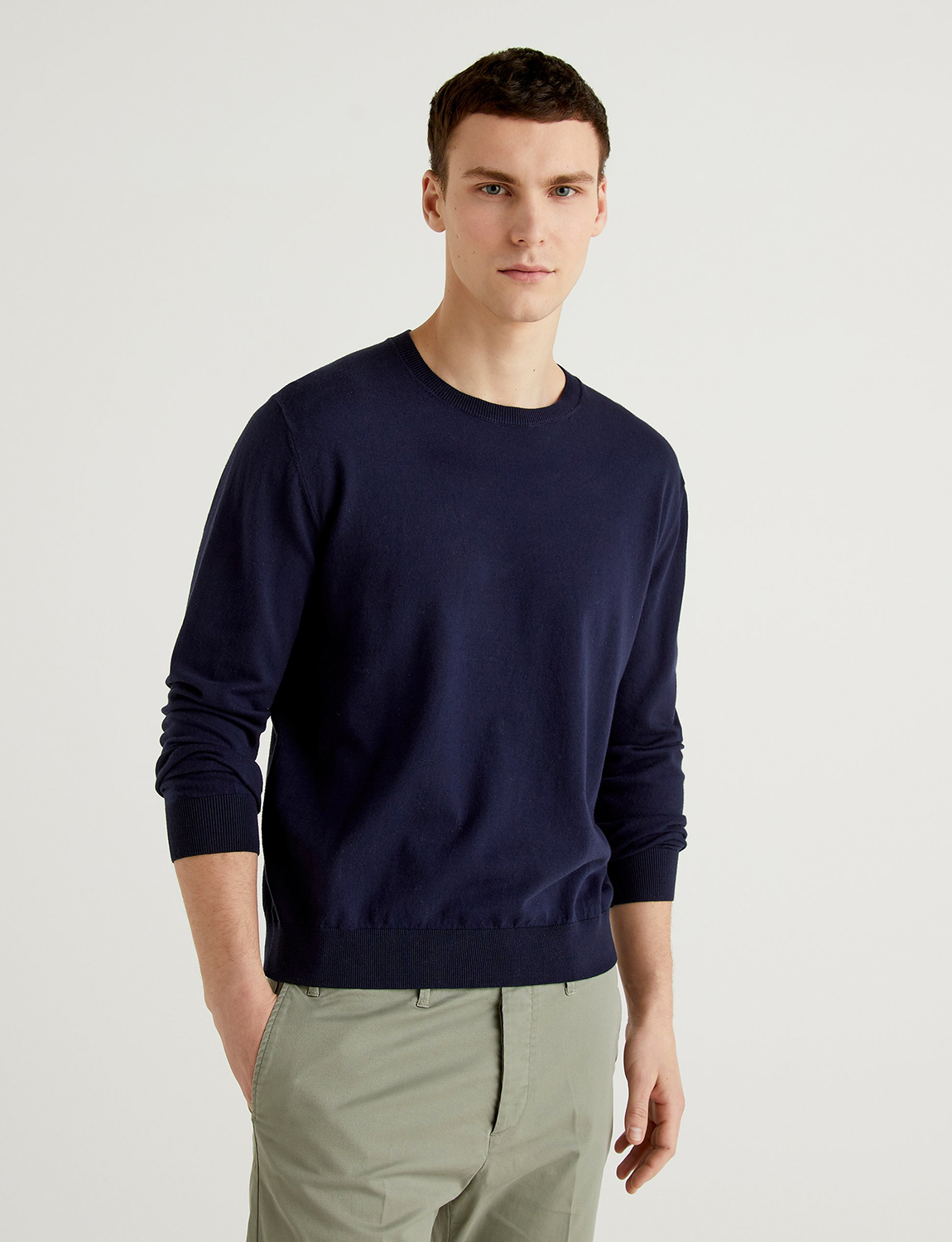 

Джемпер мужской United Colors of Benetton 21A_10CVU1N60 синий XL