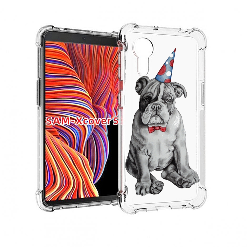 

Чехол MyPads праздничный щенок для Samsung Galaxy Xcover 5, Прозрачный, Tocco