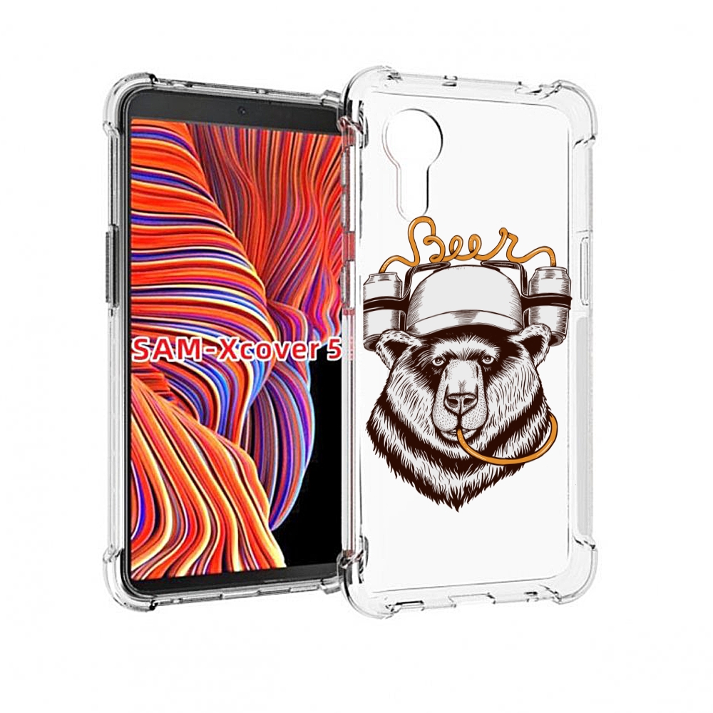 

Чехол MyPads пивной медведь для Samsung Galaxy Xcover 5, Прозрачный, Tocco