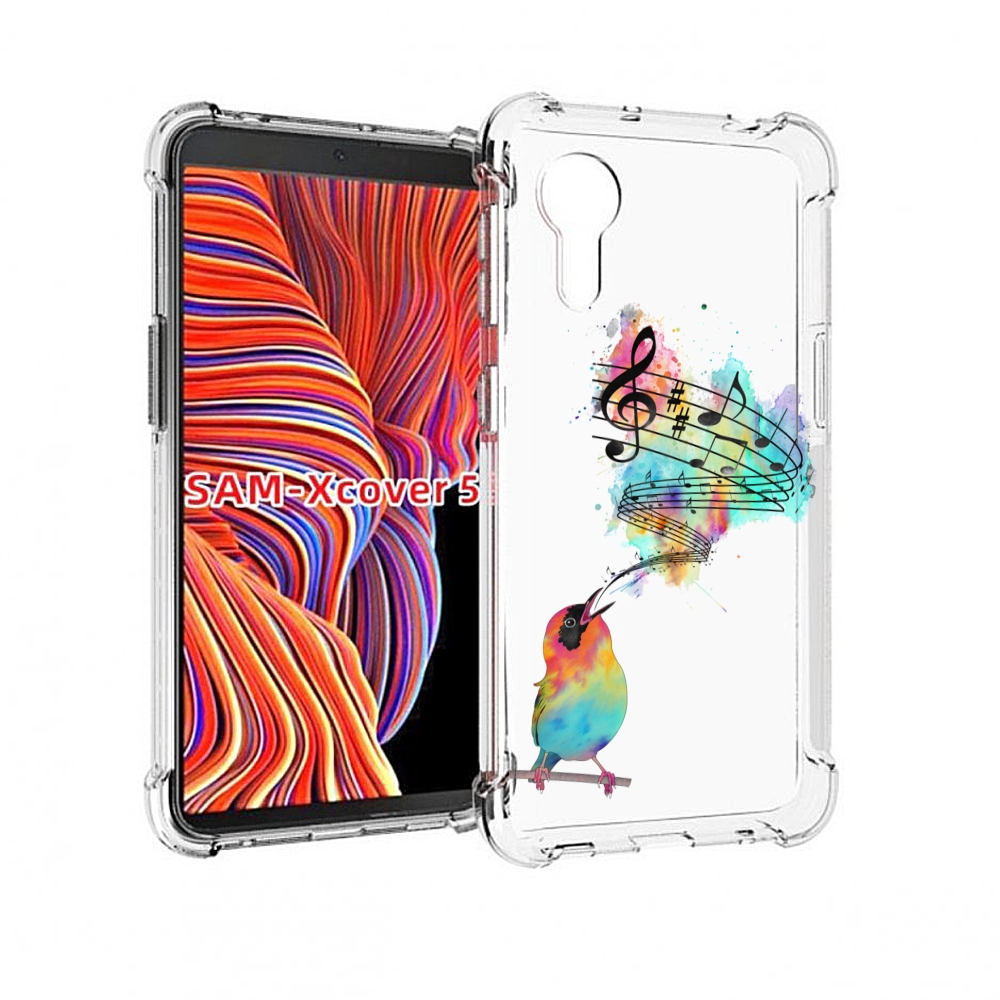 

Чехол MyPads певчая птичка для Samsung Galaxy Xcover 5, Прозрачный, Tocco