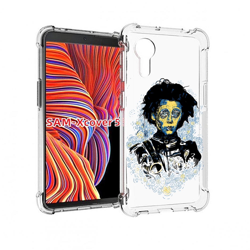 

Чехол MyPads парень черно-белый абстракция для Samsung Galaxy Xcover 5, Прозрачный, Tocco