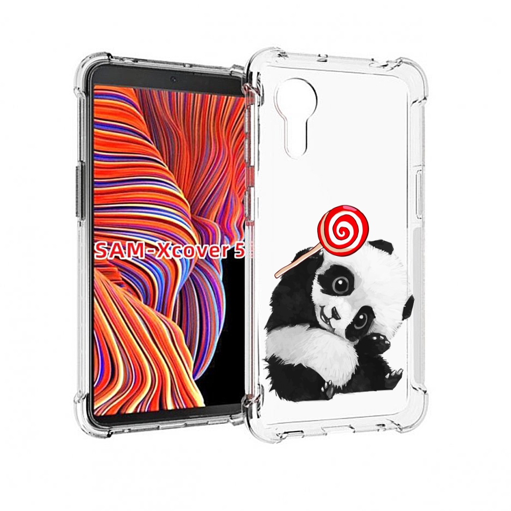 

Чехол MyPads панда с леденцом для Samsung Galaxy Xcover 5, Прозрачный, Tocco