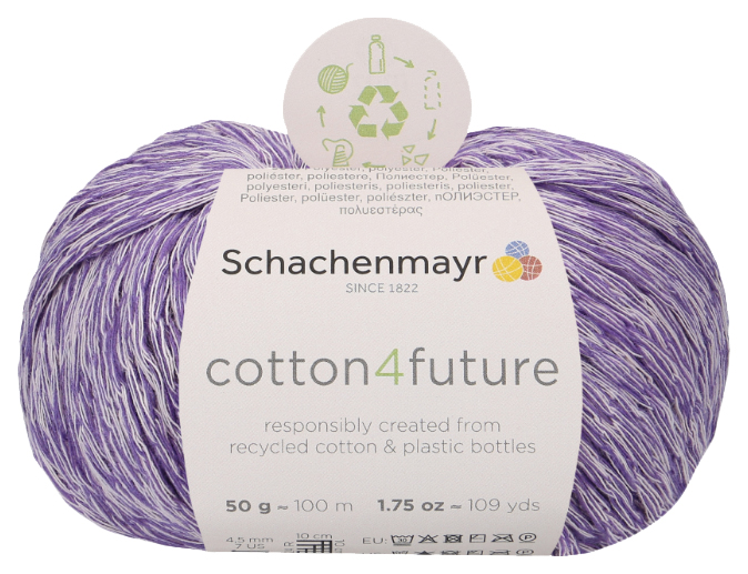 

Пряжа Schachenmayr 9807377 Сotton4future (00045, flieder), Сotton4future