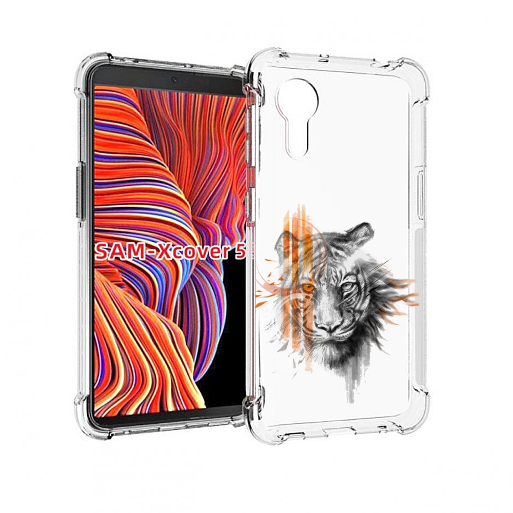 

Чехол MyPads огненный тигр для Samsung Galaxy Xcover 5, Прозрачный, Tocco