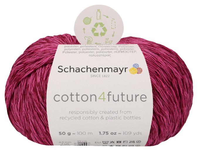 

Пряжа Schachenmayr 9807377 Сotton4future (00034, berry), Сotton4future