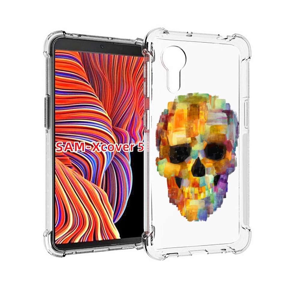 

Чехол MyPads нарисованный череп для Samsung Galaxy Xcover 5, Прозрачный, Tocco
