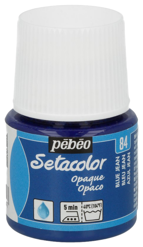

Краска Pebeo Setacolor 45 мл для темных и светлых тканей голубой джинсовый