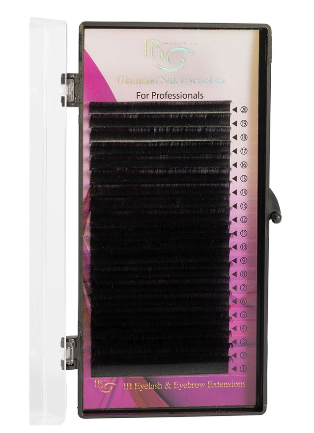 

Ресницы IBeauty Diamond Silk D 0.07 7-12, Черный